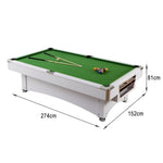 CUETIQ GTMDF004 MDF Office / Billiard 3IN1 9FT Ping-Pong Table/ Table Desk