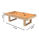 CUETIQ GTMDF009 3IN1 / 8FT Office Billiard Table/ Ping-pong MDF Table Desk
