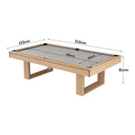 CUETIQ 7FT Table/ Billards Pool Table/ With Modern Table/ Table Dining Free 3-IN-1 Pingpong Simple Accessories