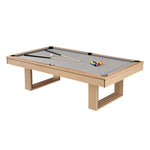 CUETIQ 7FT Table/ Billards Pool Table/ With Modern Table/ Table Dining Free 3-IN-1 Pingpong Simple Accessories