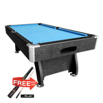 CUETIQ 7FT Table Accessories with Pack - Pool Snooker Billiard Black MDF Frame