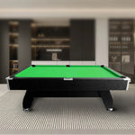 CUETIQ 8FT Billiard Frame Pool Accessories MDF Black with Table Snooker Pack