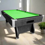 CUETIQ 7FT Table Accessories with Pack - Pool Snooker Billiard Black MDF Frame