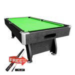 CUETIQ 8FT Billiard Frame Pool Accessories MDF Black with Table Snooker Pack