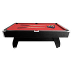 CUETIQ 7FT Table Accessories with Pack - Pool Snooker Billiard Black MDF Frame
