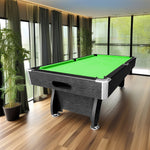 CUETIQ 8FT Billiard Frame Pool Accessories MDF Black with Table Snooker Pack