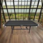 CUETIQ 8FT Pool Small Table for Accessory Billiard Free Felt Blue/Red/Green/Black Table Foldable Room