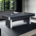 CUETIQ 7FT 3-IN-1 Table/Table MDF Table/Dining Pool Tennis Table-Black
