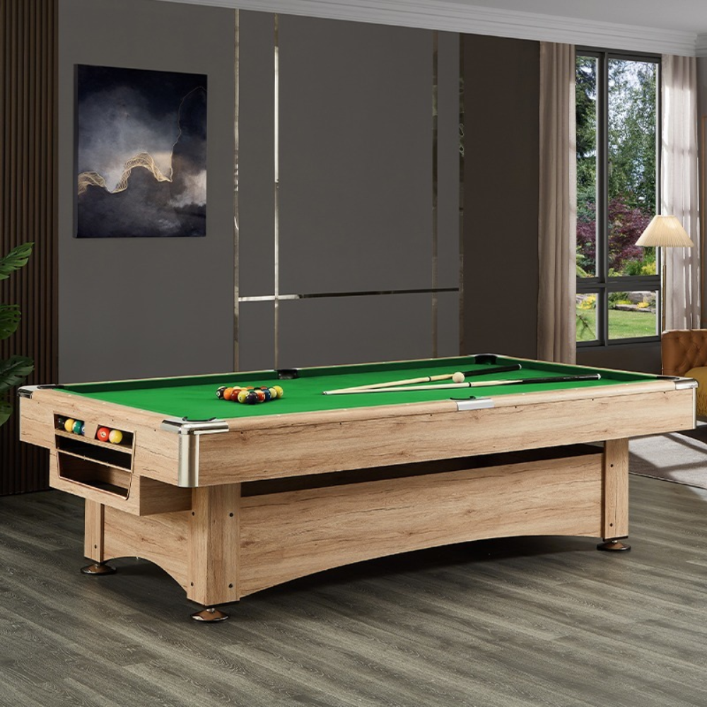 CUETIQ TE 7FT/8FT Table Free MDF 3-IN-1 Billiard Green Accessories