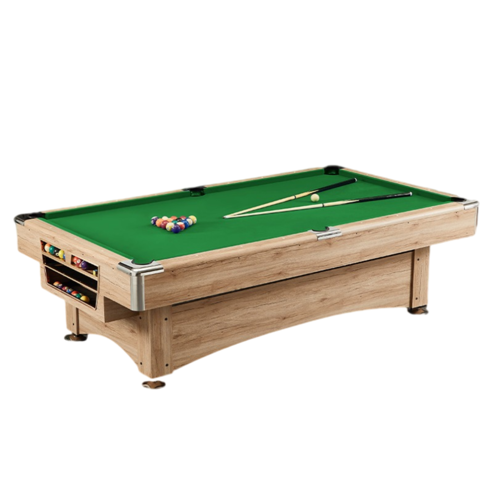 CUETIQ TE 7FT/8FT Table Free MDF 3-IN-1 Billiard Green Accessories
