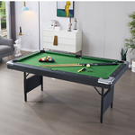 CUETIQ TEFOLD 7FT/8FT Billiard MDF Green Table Free Accessories