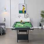 CUETIQ TEFOLD 7FT/8FT Billiard MDF Green Table Free Accessories