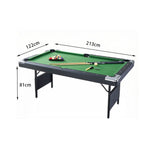 CUETIQ TEFOLD 7FT/8FT Billiard MDF Green Table Free Accessories