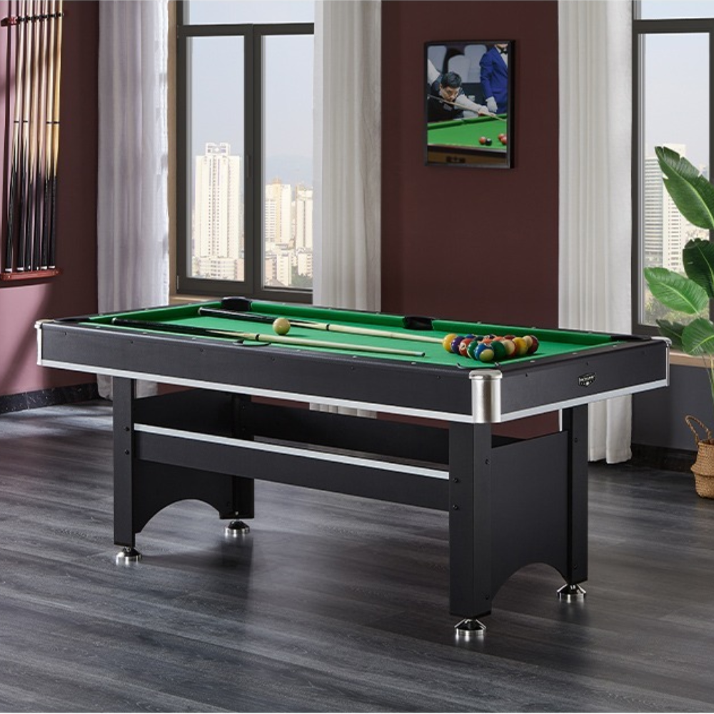 CUETIQ TEFOLD MDF Table Green Free Billiard 6FT Accessories