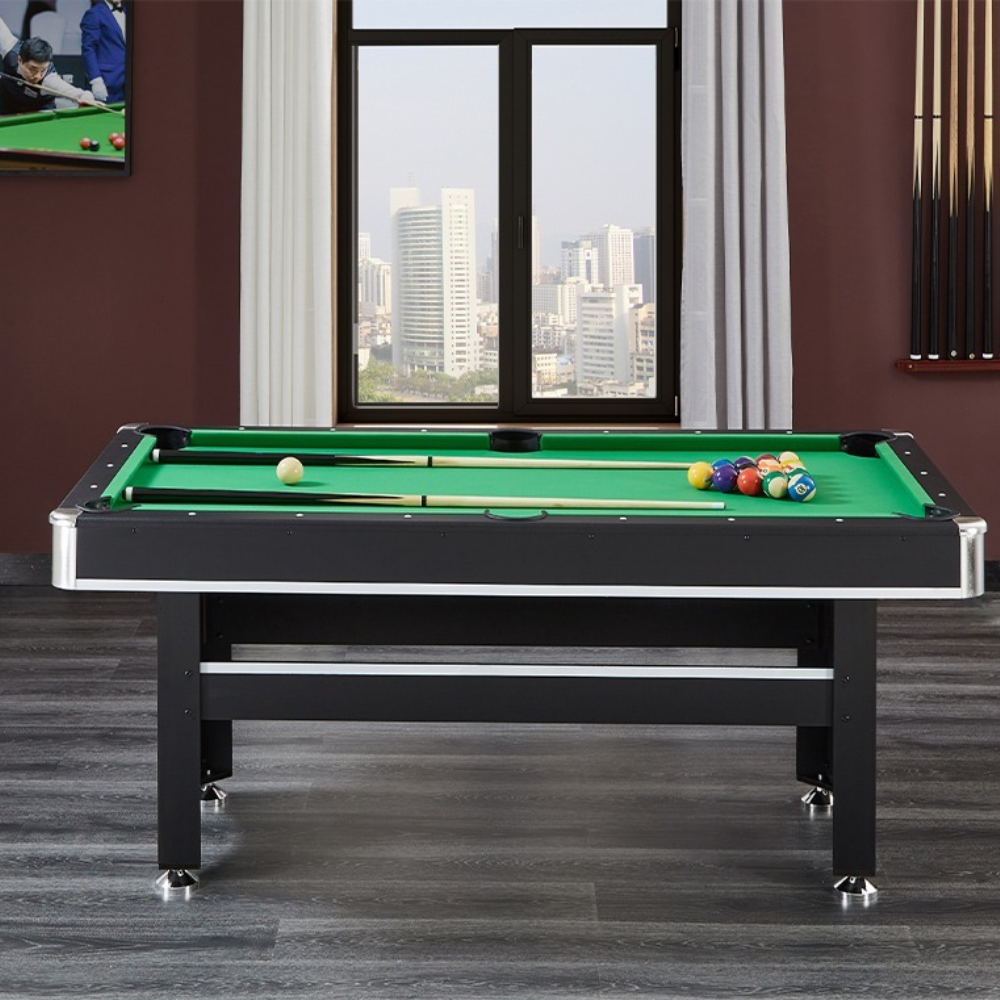 CUETIQ TEFOLD MDF Table Green Free Billiard 6FT Accessories
