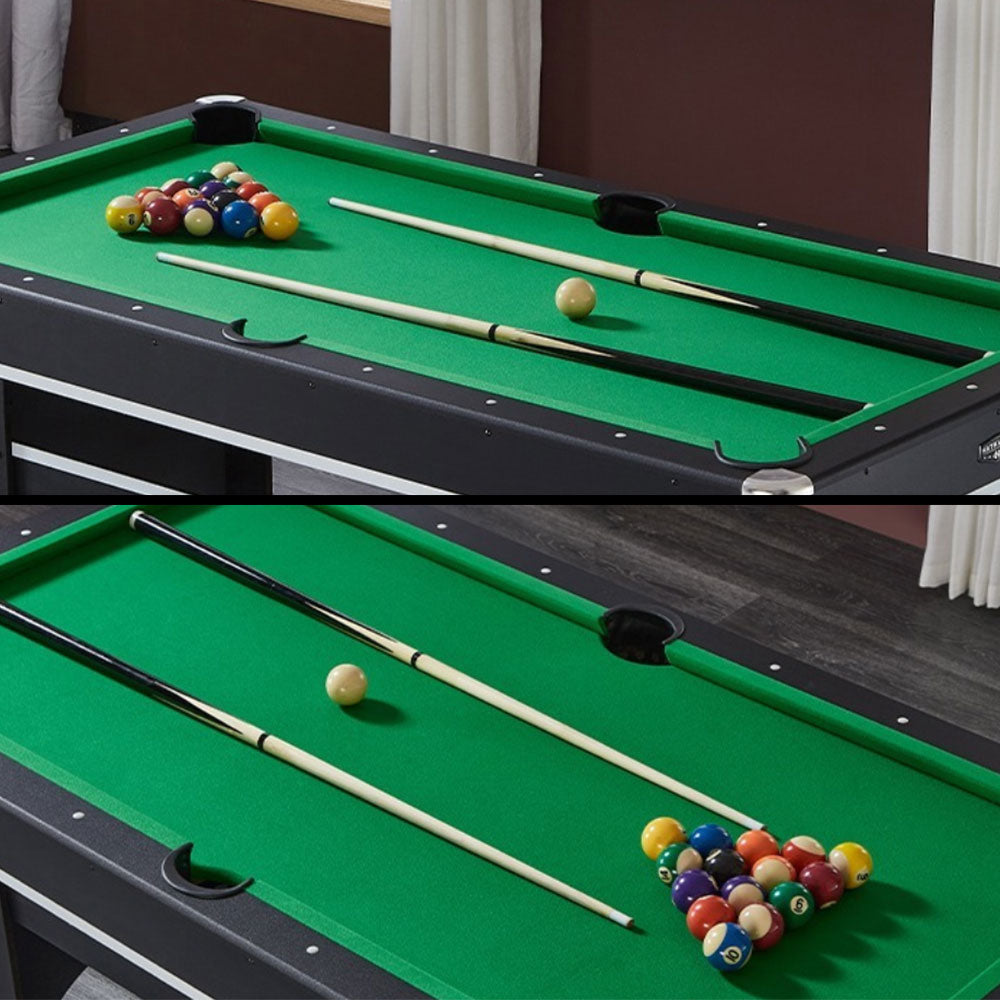 CUETIQ TEFOLD MDF Table Green Free Billiard 6FT Accessories