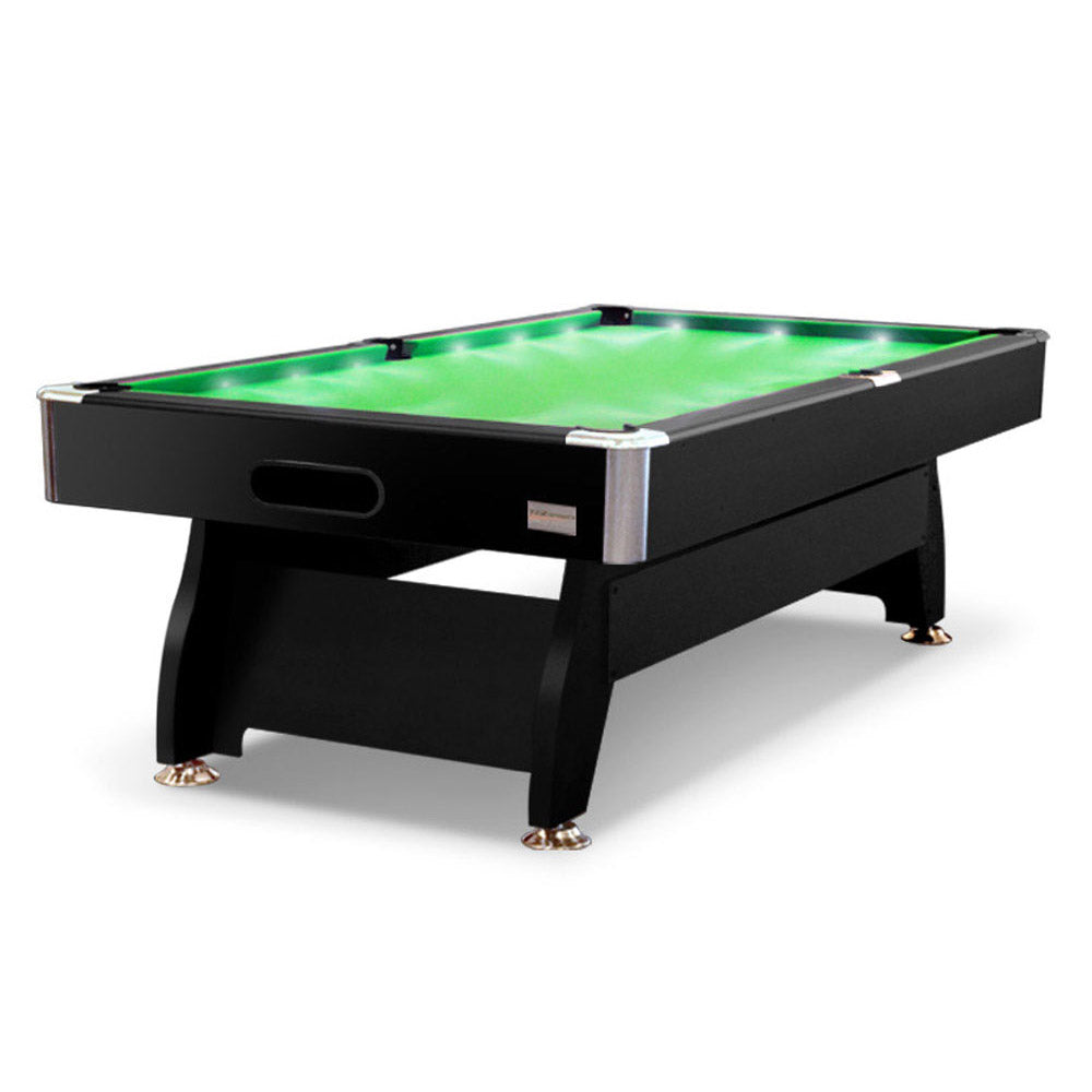 CUETIQ 7FT Pool Table with Free Snooker Billiard LED Accessories