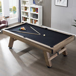 CUETIQ LM Table Felt Pool Black Silver 8FT Frame Free Mist MDF / Snooker Billiards / Gift