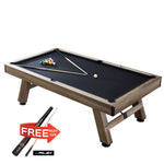 CUETIQ LM Table Felt Pool Black Silver 8FT Frame Free Mist MDF / Snooker Billiards / Gift
