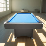 CUETIQ 7FT Frame Black Modern Design Snooker Table Pool With Free Billiard Table Accessories
