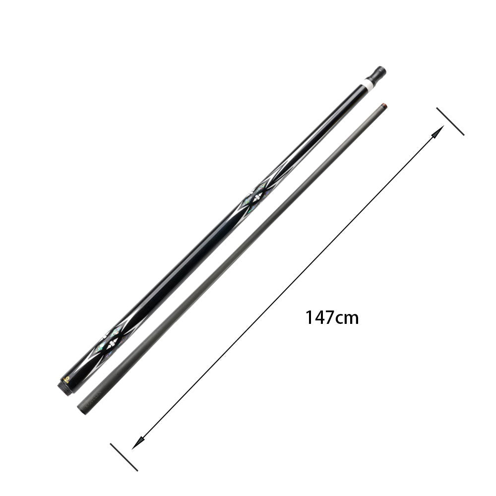 KONLLEN Maple 147CM Billiard 2-Piece Professional Cue - Wood Premier 18.5-20OZ HQ-07DF Pool Cue Blue&Black