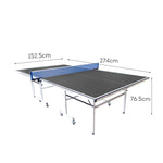 DOUBLE HAPPINESS Tennis Balls Premium Foldable Indoor Solo 13mm Black&Blue Table Bats Play Table Pingpong - Net