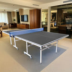 DOUBLE HAPPINESS Tennis Balls Premium Foldable Indoor Solo 13mm Black&Blue Table Bats Play Table Pingpong - Net