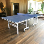 DOUBLE HAPPINESS Table Black&Blue Solo Premium Play Tennis Pingpong Bats Balls 16mm Table Foldable Indoor - Net