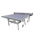 DOUBLE HAPPINESS Tennis Table 25mm Pingpong Table Indoor - Bats Play Solo Premium Black&Blue&Red Balls Foldable Net