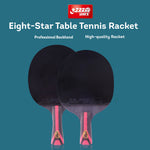 DHS 8-Star with Pong Racket Table Paddle/ Balls Ping Tennis Racket 8002/8006