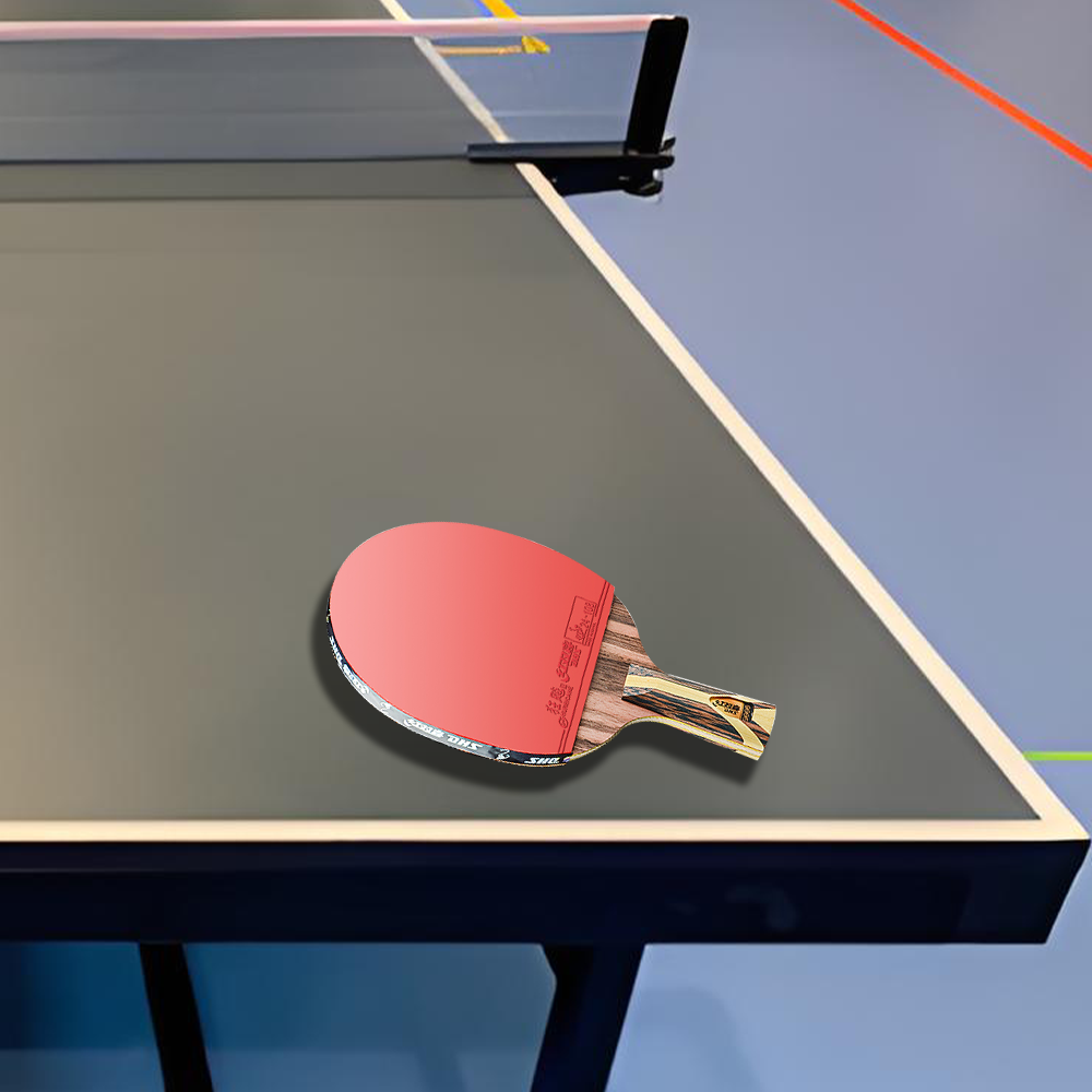 DHS 9-Star Or Paddle/ Penhold Ping Tennis Balls Racket Pong Table Grip Shakehand with Racket Grip