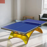 DHS NEORB&GOLDRB Premium Black&Blue Bats - Table Indoor Tennis Table 25mm Pingpong Balls Net