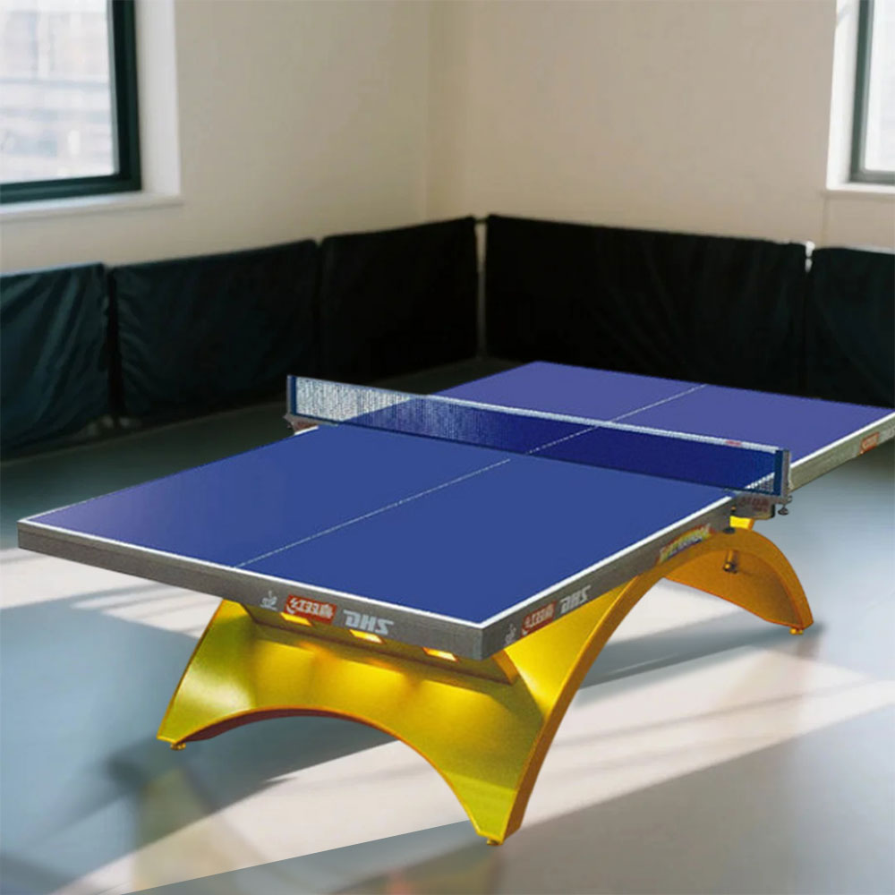 DHS NEORB&GOLDRB Premium Black&Blue Bats - Table Indoor Tennis Table 25mm Pingpong Balls Net