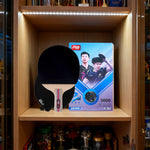 DHS 3-Star Penhold Table Tennis Paddle Set -Supplied with 6 Balls and Case, Improved Spin Performance and Fast Attacking Play -Black