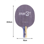 DHS 3T Penhold Table Tennis Paddle Set -5+2 Fiber Blade with Hurricane 8 and Hurricane 8-80, Fast Control with Strong Spin Performance