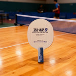 DHS 9 Penhold Table Tennis Paddle Set -7-Ply Wood Blade with PF4 High-Tack Rubber, Stable Rebound and Easy Handling, Includes Balls, Case and Edge Tape