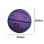 DUNK MASTER Rebound, Durable Rubber Grip, Basketball - Soft Bladder 5/6/7# Leather, High Ultra-Fiber - Moisture-Wicking - Purple
