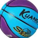 DUNK MASTER Basketball Deep - Quick Kids For - Channel Durable 3-12 Nylon Texture, 5# Anti-Slip Bladder Rebound, Grip, Aged Blue&Purple