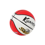 DUNK MASTER Kids Basketball For Texture, Deep - Rebound, 3-12 5# Channel Bladder Grip, - Durable Nylon Anti-Slip Quick Aged Red&White