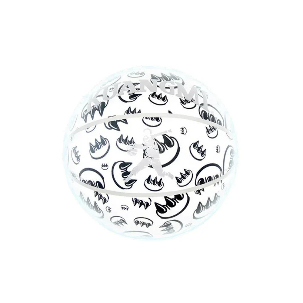 DUNK MASTER Rebound, Graffiti - Durable Grip, Reflective 7# - Basketball Butyl Bladder Deep Quick Channel Cover