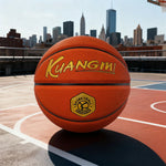 DUNK MASTER Butyl Quick Durable Rebound, - 6/7# Fiber High-Performance - Synthetic Cover, Basketball Bladder Grip