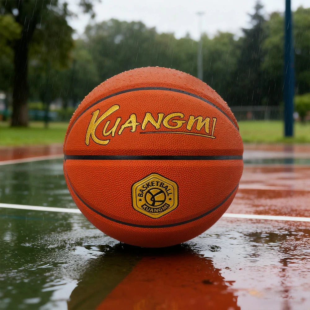 DUNK MASTER Butyl Quick Durable Rebound, - 6/7# Fiber High-Performance - Synthetic Cover, Basketball Bladder Grip