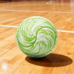 DUNK MASTER Deep Rebound, - 7# High Grip, Soft Air Non-Slip, Durable Basketball PU - Leather Retention Channel - Green