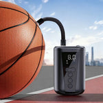 DUNK MASTER - with Emergency Pressure Storage Smart Electric Type-C Light Rechargeable, Stop Portable LED Monitoring, - Auto Design Pump Inflation, Ball Bag