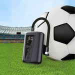 DUNK MASTER - with Emergency Pressure Storage Smart Electric Type-C Light Rechargeable, Stop Portable LED Monitoring, - Auto Design Pump Inflation, Ball Bag