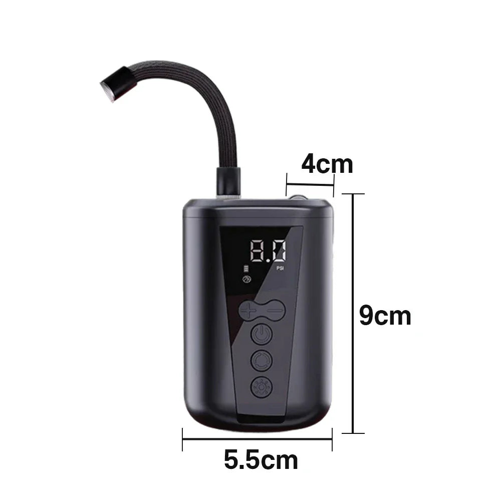 DUNK MASTER - with Emergency Pressure Storage Smart Electric Type-C Light Rechargeable, Stop Portable LED Monitoring, - Auto Design Pump Inflation, Ball Bag