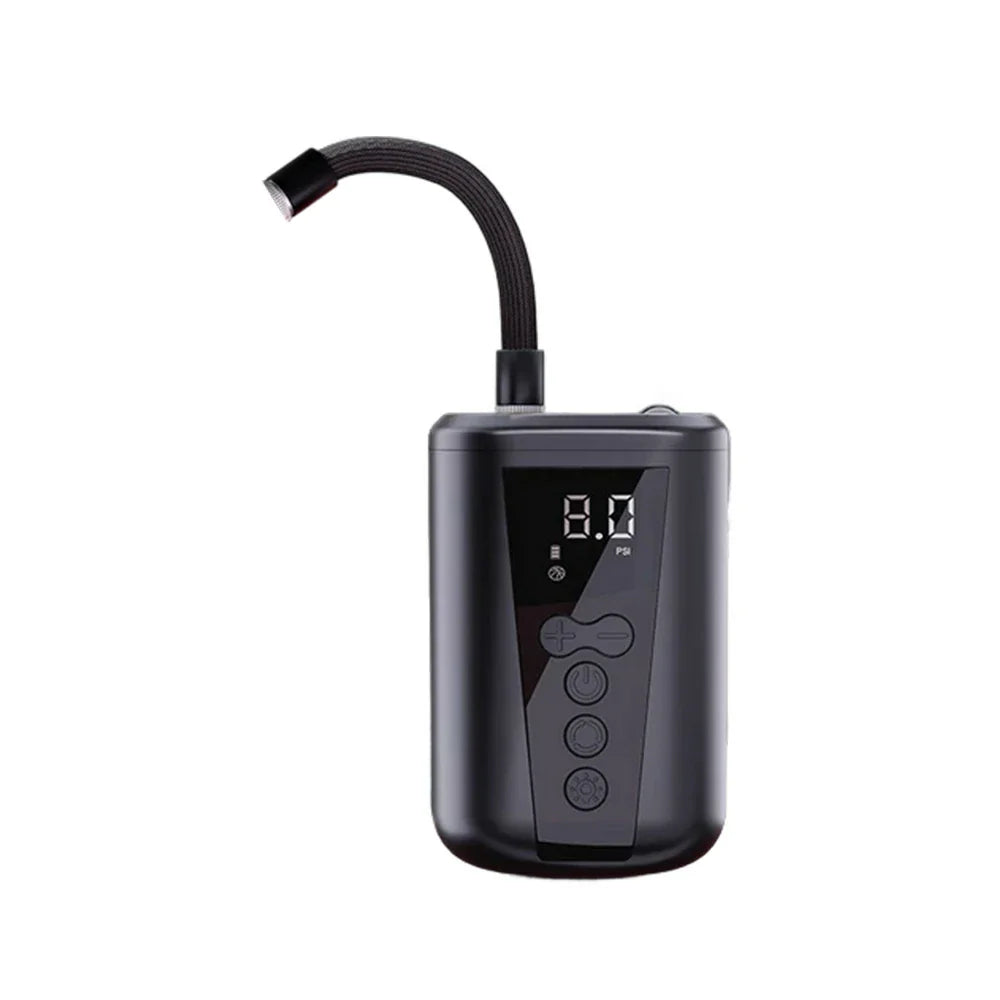 DUNK MASTER - with Emergency Pressure Storage Smart Electric Type-C Light Rechargeable, Stop Portable LED Monitoring, - Auto Design Pump Inflation, Ball Bag