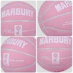 DUNK MASTER Durable Wide - Basketball Rebound, - High-Quality Moisture-Wicking, Channel Bladder Grip, 7# Leather Suede - Soft Pink