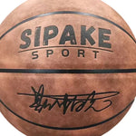 DUNK MASTER - Wide Soft - Suede Leather Basketball Durable Rebound, High-Quality Grip, - Channel Bladder Moisture-Wicking, 7# Brown