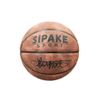 DUNK MASTER - Wide Soft - Suede Leather Basketball Durable Rebound, High-Quality Grip, - Channel Bladder Moisture-Wicking, 7# Brown